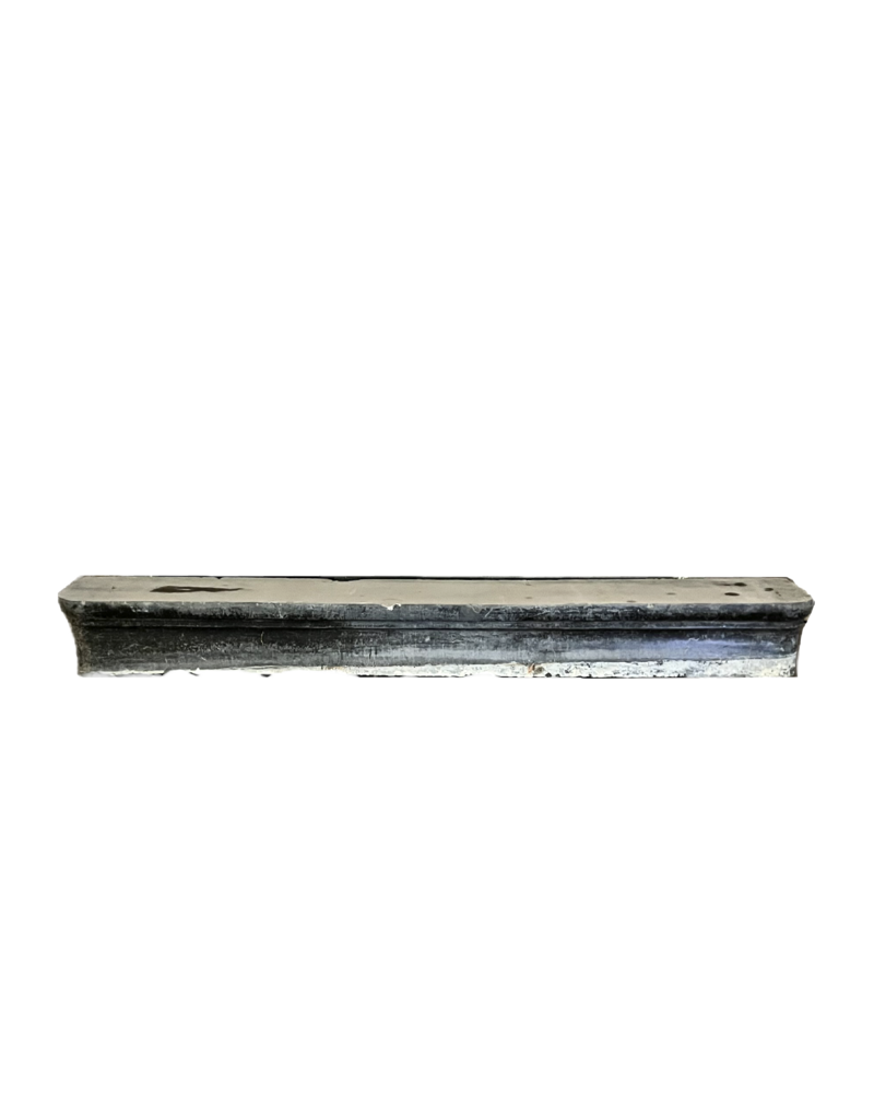 Maison Leon Van den Bogaert Black Belgian Marble Antique Staircase Step