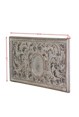 Antique Wall Pannel In Wood Royal Decor