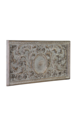 Antique Wall Pannel In Wood Royal Decor