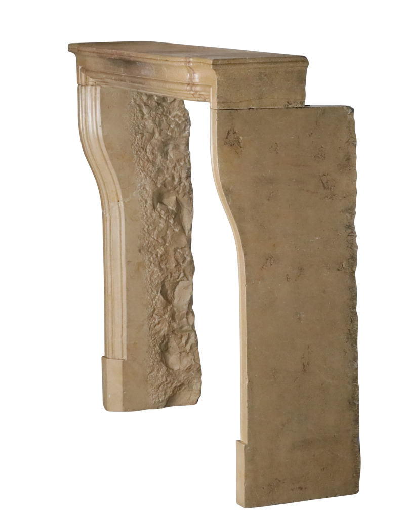 Maison Leon Van den Bogaert Dijon Stone Fireplace LXIV Style Honey Teint