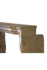 Maison Leon Van den Bogaert Dijon Stone Fireplace LXIV Style Honey Teint