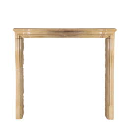 Louis XIV Style Stone Fireplace