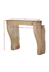 Maison Leon Van den Bogaert Antique Limestone Fireplace Surround Beaune