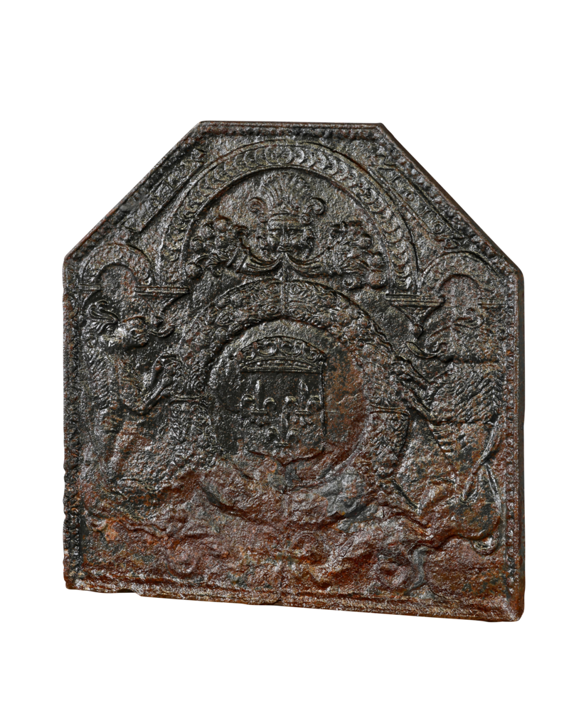 Maison Leon Van den Bogaert French Divine Nobili Coat of Arms Plate