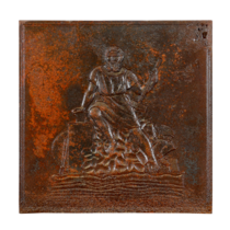 Maison Leon Van den Bogaert Basreliëf van de rustende smid — 75 cm hoog