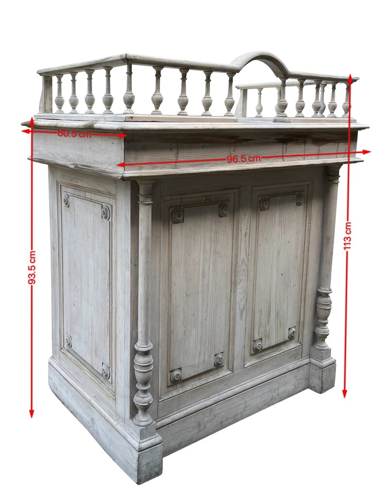 Maison Leon Van den Bogaert Antique Counter From French Bar