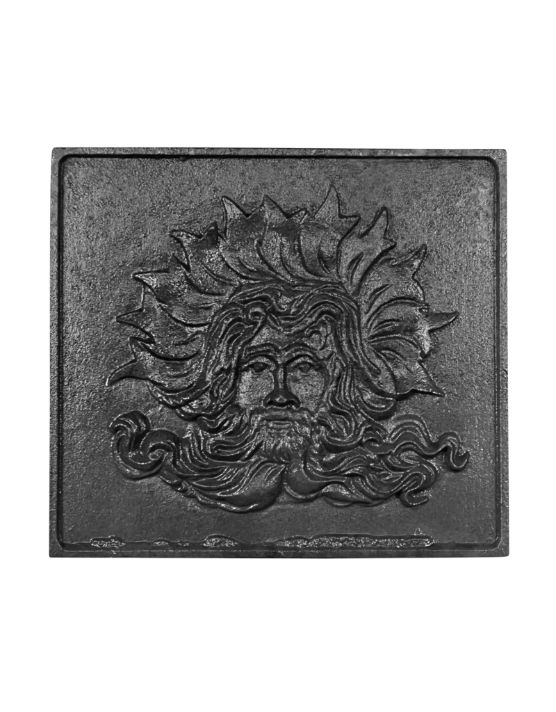 Poseidon Protector of Sailors Cast iron Plate