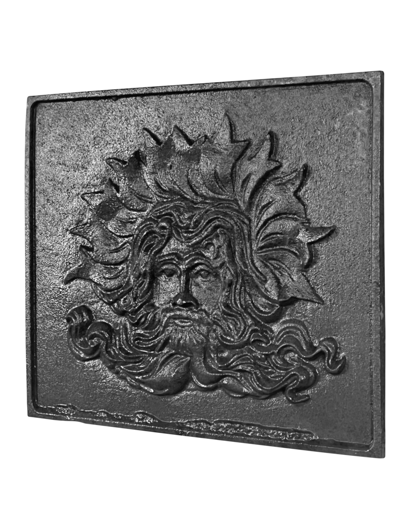 Poseidon Protector of Sailors Cast iron Plate