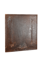 Maison Leon Van den Bogaert Platte aus Louis-XVI-Kaminfeuerplatten-Stil aus Gusseisen