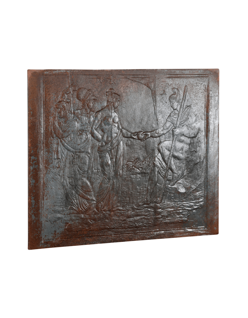 Bas Relief Fireplace Decor Plate