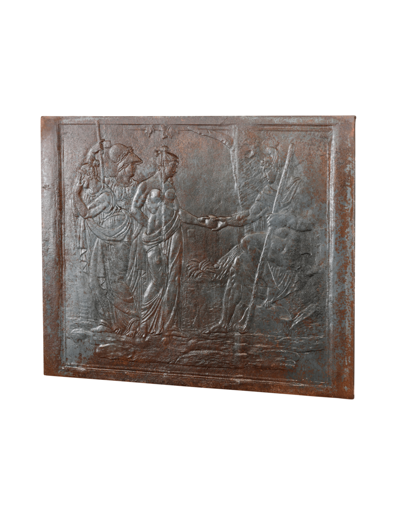 Bas Relief Fireplace Decor Plate