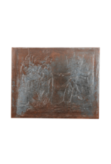 Placa Decorativa Para Chimenea En Bajorrelieve