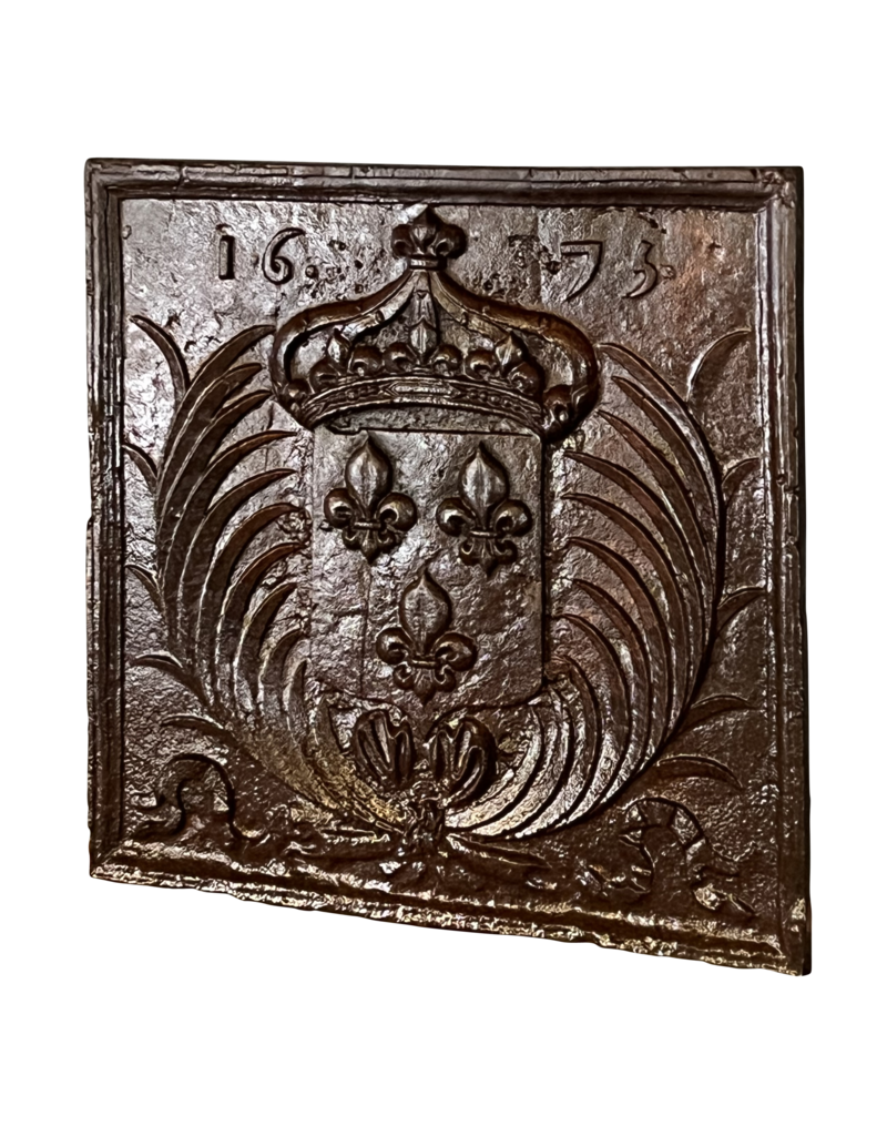 Maison Leon Van den Bogaert Kaminplatte von 1637 mit Ludwig XIII., König von Frankreich
