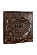 Plaque Du Roi De France Louis XIII De L'année 1637