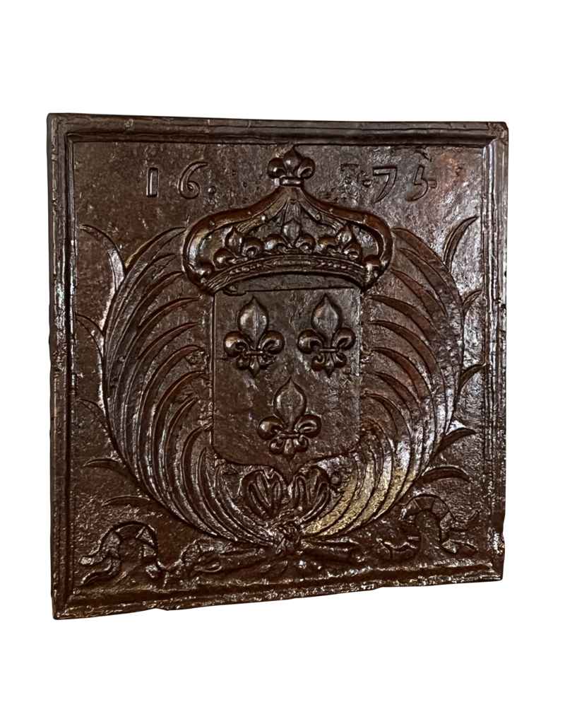 Maison Leon Van den Bogaert Kaminplatte von 1637 mit Ludwig XIII., König von Frankreich