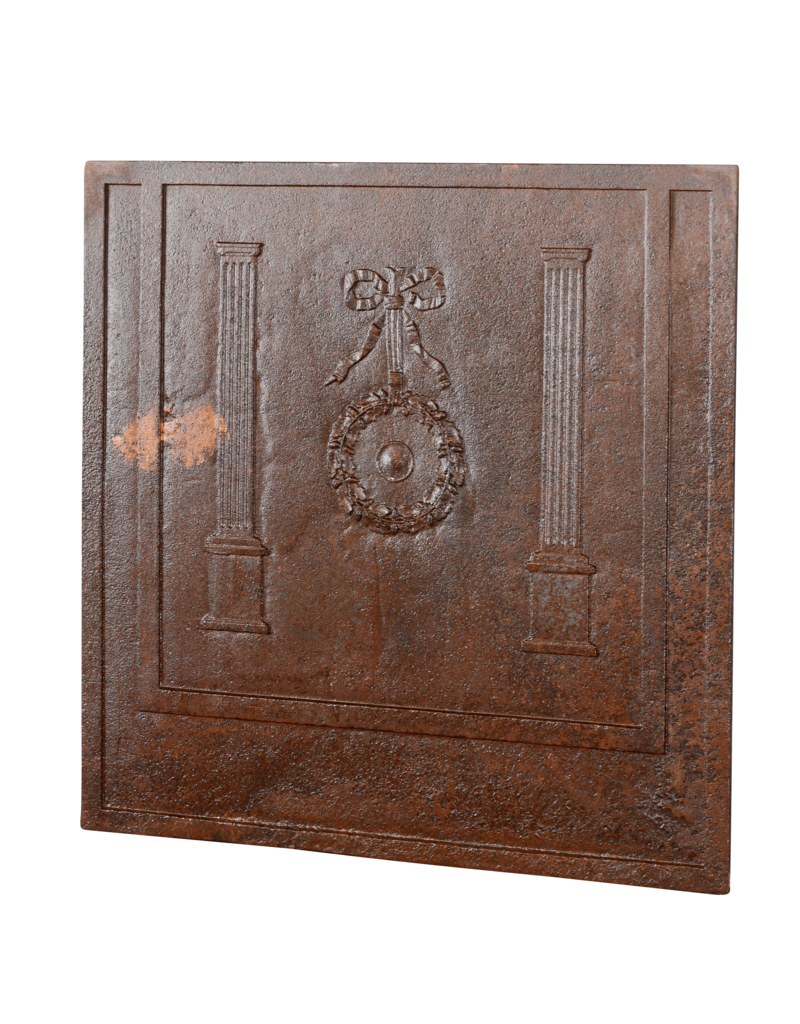 Maison Leon Van den Bogaert Louis XVI Period Decorative Fireback Plate