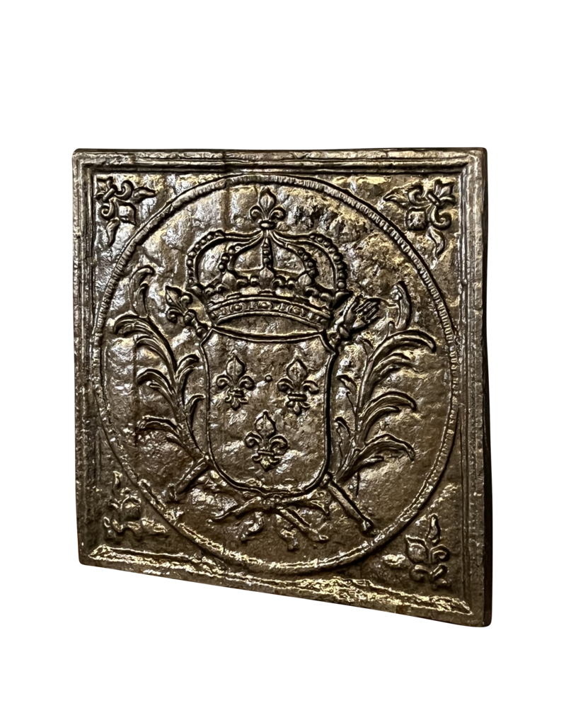 Maison Leon Van den Bogaert Plaques Décoratives Pour Cheminée Avec Armoiries Des Rois De France
