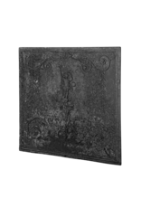 Maison Leon Van den Bogaert Elegante Flachrelief-Platte Kamindekoration