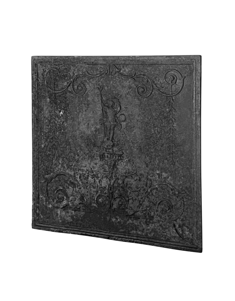 Maison Leon Van den Bogaert Elegant Bas Reliefs Plates Fireplace Decor