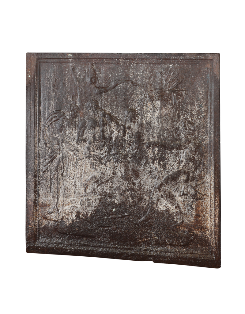 Maison Leon Van den Bogaert Dekorative Kaminplatte mit Basrelief