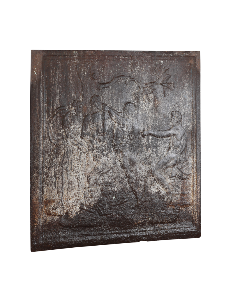Maison Leon Van den Bogaert Dekorative Kaminplatte mit Basrelief
