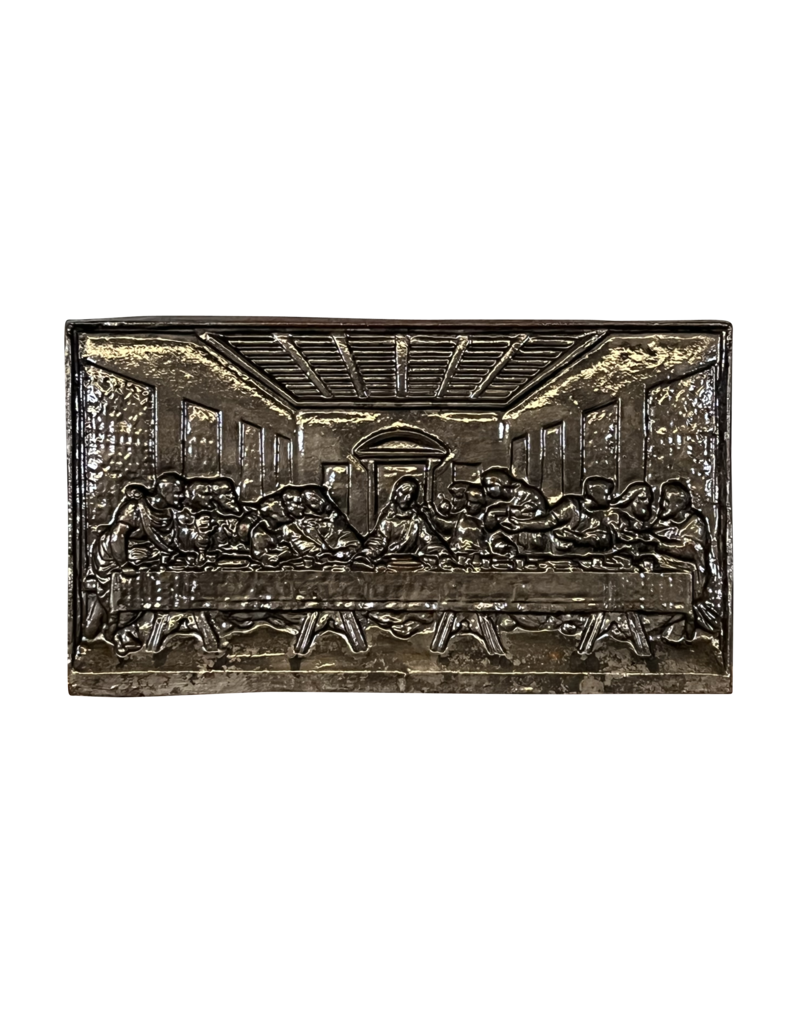 Maison Leon Van den Bogaert Placa De Pared De Hierro Fundido De La Última Cena
