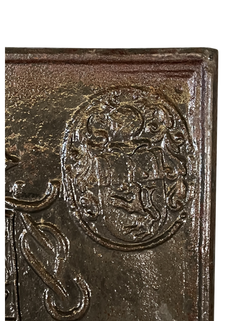 Maison Leon Van den Bogaert Historic Fireplace Plate 1610 Catherine de Clèves-Nevers