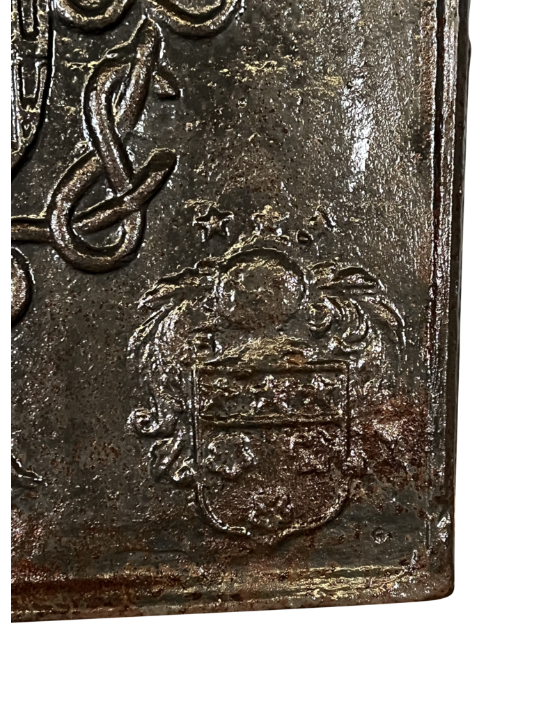 Maison Leon Van den Bogaert Historic Fireplace Plate 1610 Catherine de Clèves-Nevers