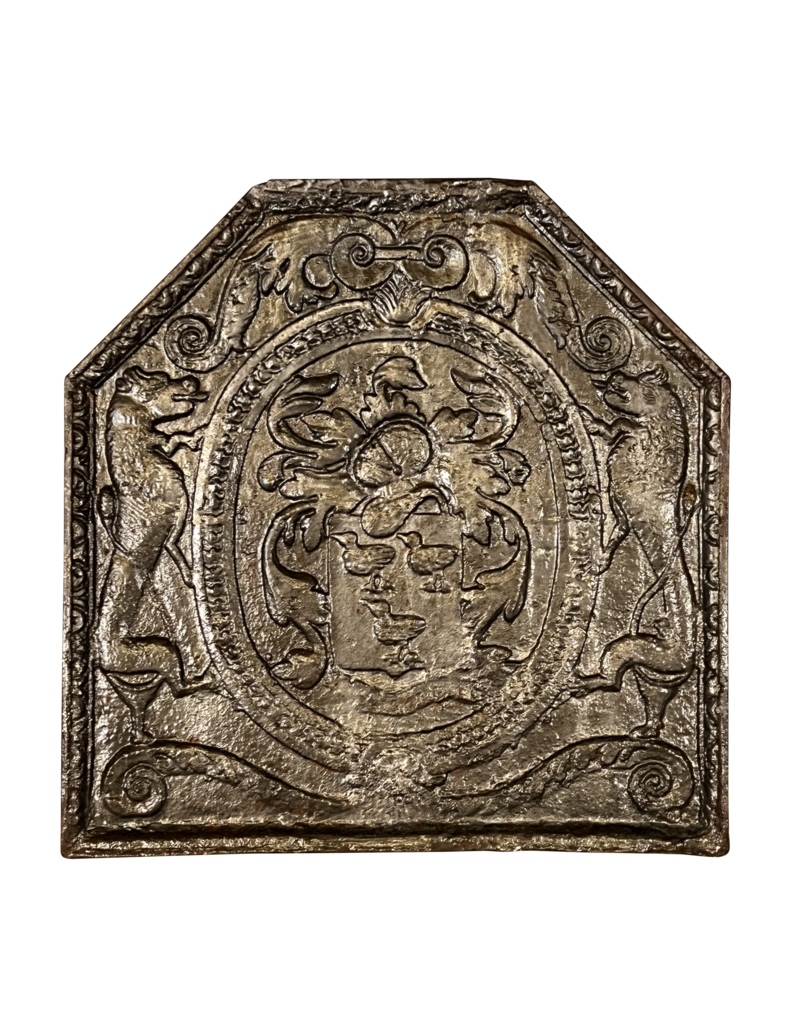Maison Leon Van den Bogaert Decoración De Chimenea De Placa Histórica Francesa Nobili