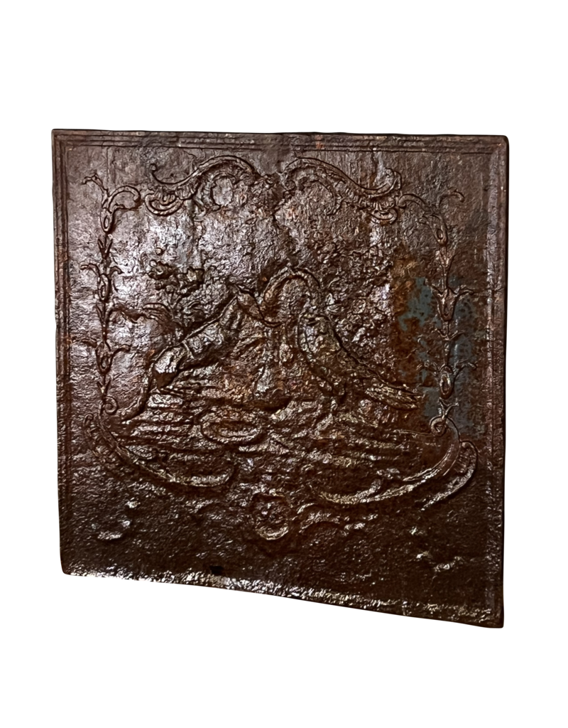 Maison Leon Van den Bogaert Kaminplatte — Der Fuchs und der Storch