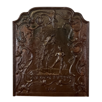 Maison Leon Van den Bogaert Year 1746 Regency Plate Fireplace Decor — 94 cm High