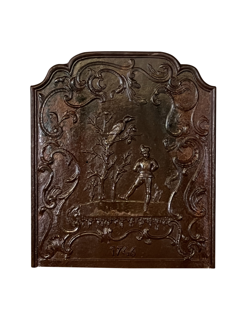 Jaar 1746 Regency Plate Openhaarddecoratie