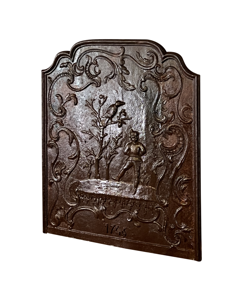 Maison Leon Van den Bogaert Jaar 1746 Regency Plate Openhaarddecoratie