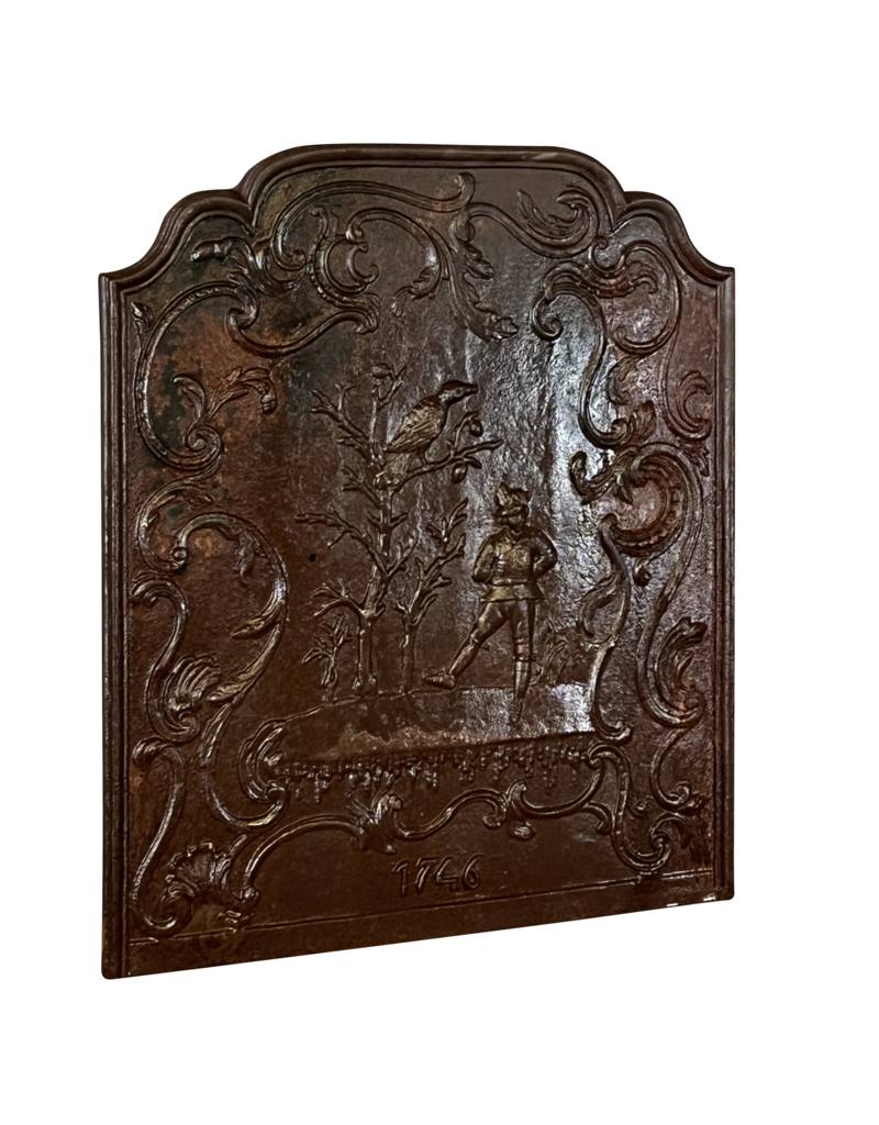 Maison Leon Van den Bogaert Jaar 1746 Regency Plate Openhaarddecoratie