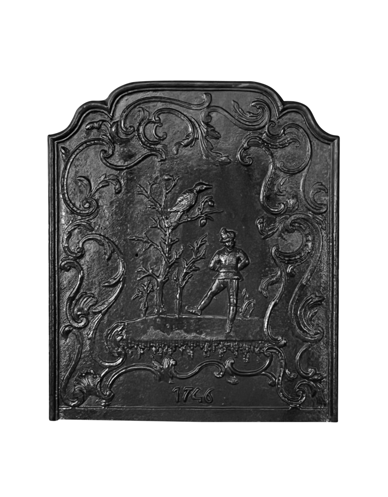 Jaar 1746 Regency Plate Openhaarddecoratie