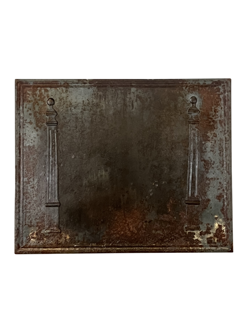 Maison Leon Van den Bogaert Louis-XVI-Kaminplatte mit Säulenmotiv
