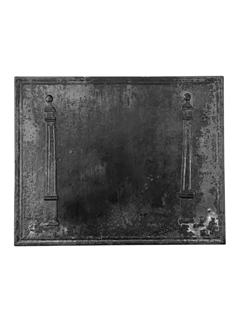 Maison Leon Van den Bogaert Louis-XVI-Kaminplatte mit Säulenmotiv