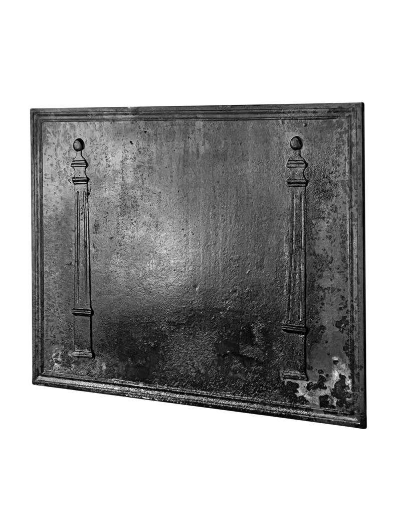 Maison Leon Van den Bogaert Plaque De Cheminée Louis XVI À Colonnes