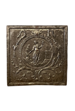 Maison Leon Van den Bogaert Alchemist Wandplatte aus Gusseisen, Kamindekoration