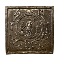 Maison Leon Van den Bogaert The Alchemist Wall Plate Cast Iron Fireplacedecor — 55 cm High