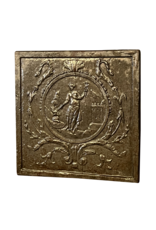 Maison Leon Van den Bogaert Alchemist Wandplatte aus Gusseisen, Kamindekoration