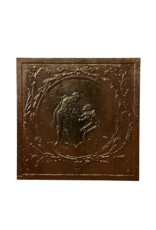 Maison Leon Van den Bogaert Placa De Hierro Fundido De Gato Militar Francés
