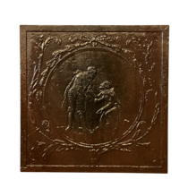 Maison Leon Van den Bogaert Plaque de fonte de chat militaire français