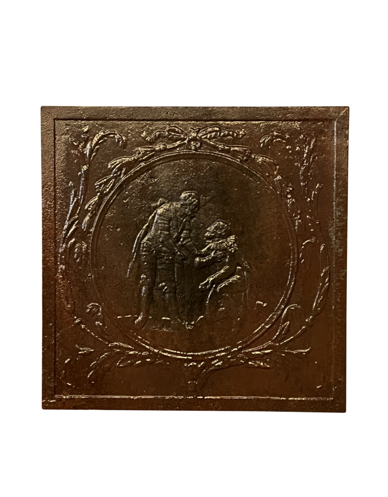 Maison Leon Van den Bogaert Plaque De Fonte De Chat Militaire Français