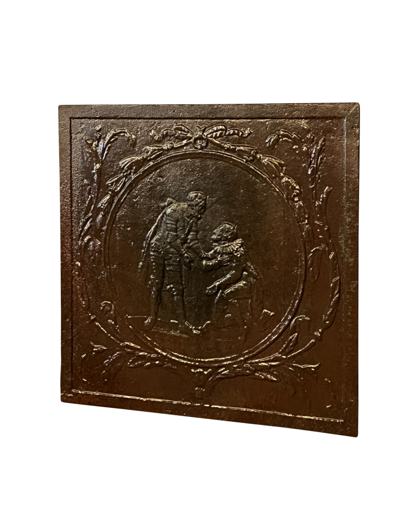 Plaque De Fonte De Chat Militaire Français