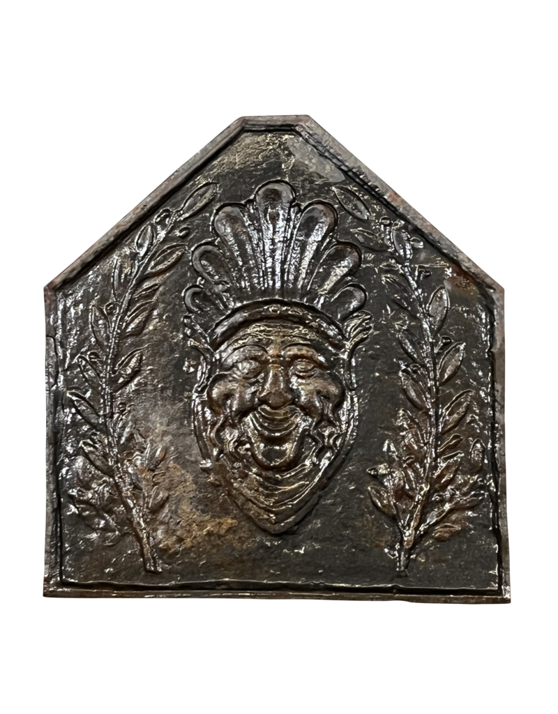 Maison Leon Van den Bogaert Placa De Chimenea De Hierro Fundido Renacentista