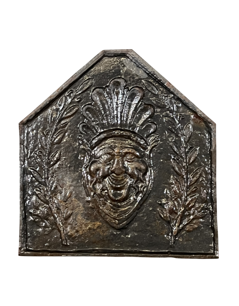 Maison Leon Van den Bogaert Renaiscance Period Fireplace Plate Cast Iron