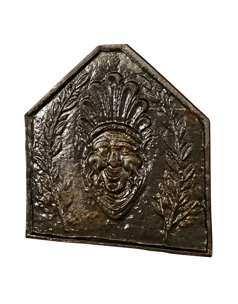Maison Leon Van den Bogaert Renaiscance Period Fireplace Plate Cast Iron