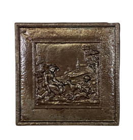 Maison Leon Van den Bogaert Chinese Decor Plate — 55 cm High