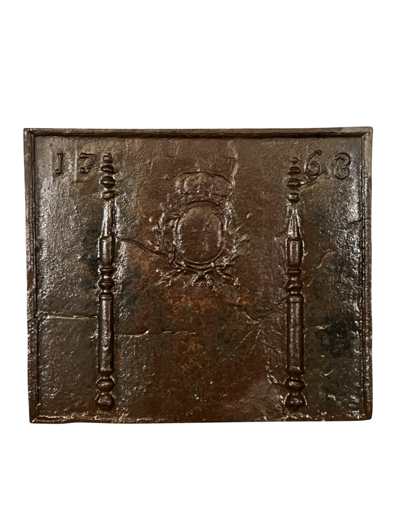 Maison Leon Van den Bogaert Louis XVI Period Fireplaces Plates Cast Iron